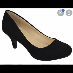 City Classified Black Heels